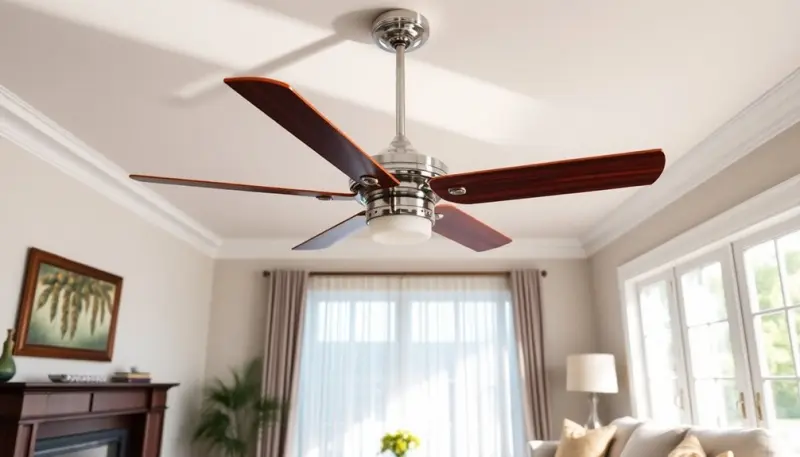Jak vyčistit stropní ventilátor bez prachu a nepořádku